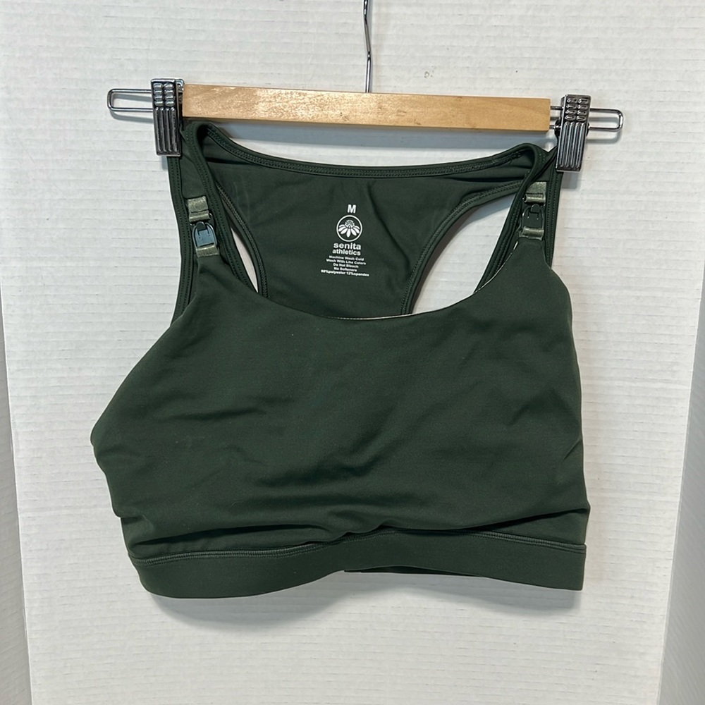 SENITA Athletics sculp support sports bra green M